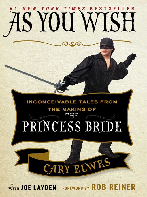 Détails du titre pour As You Wish par Cary Elwes - Liste d'attente